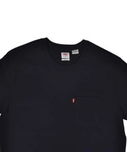 LEVI'S PREMIUM RELAXED FIT POCKET TEE - MINERAL BLACK