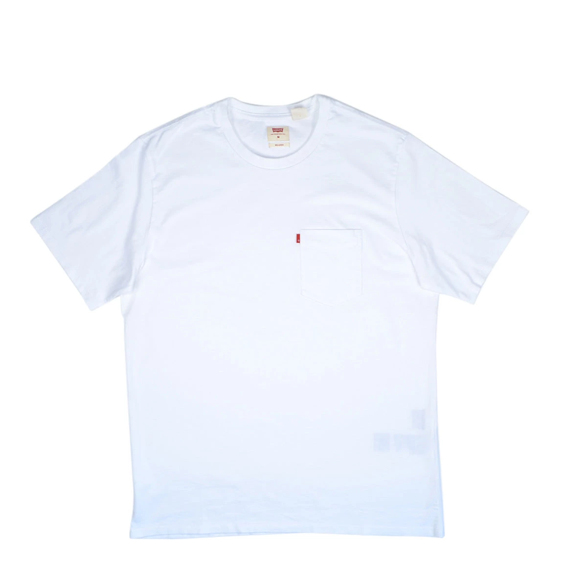 LEVI'S PREMIUM Clothing RELAXED FIT POCKET TEE - WHITE 3 LEVI'S PREMIUM Clothing RELAXED FIT POCKET TEE - WHITE