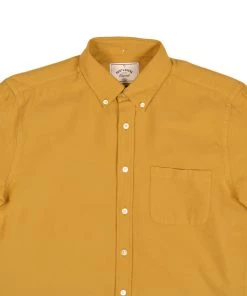 PORTUGUESE FLANNEL BELAVISTA SHIRT - MUSTARD 7 PORTUGUESE FLANNEL BELAVISTA SHIRT - MUSTARD