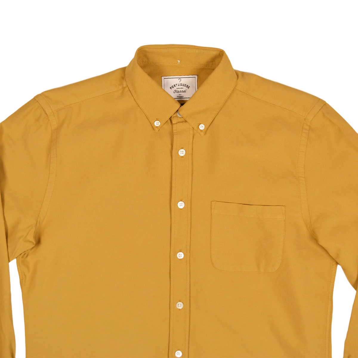 PORTUGUESE FLANNEL BELAVISTA SHIRT - MUSTARD 5 PORTUGUESE FLANNEL BELAVISTA SHIRT - MUSTARD