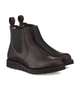 RED WING HERITAGE 6-IN CLASSIC CHELSEA STYLE 3191 - EBONY HARNESS LEATHER Shoes