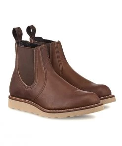 RED WING HERITAGE 6-IN CLASSIC CHELSEA STYLE 3190 - AMBER HARNESS LEATHER Shoes