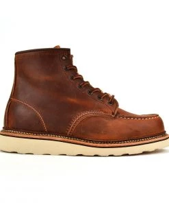 RED WING HERITAGE Shoes 6-IN MOC TOE STYLE 1907 - COPPER ROUGH & TOUGH