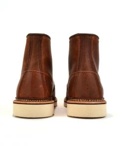 RED WING HERITAGE Shoes 6-IN MOC TOE STYLE 1907 - COPPER ROUGH & TOUGH