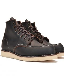RED WING HERITAGE 6-IN MOC TOE STYLE 8849 - BLACK PRAIRIE