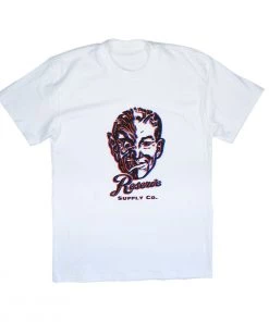 RESERVE SUPPLY COMPANY 3D WOLFMAN GRAPHIC TEE - WHITE 5 RESERVE SUPPLY COMPANY 3D WOLFMAN GRAPHIC TEE - WHITE