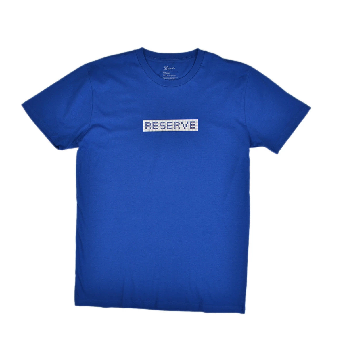 RESERVE SUPPLY COMPANY BLUE TILE TEE - BRIGHT ROYAL Clothing 3 RESERVE SUPPLY COMPANY BLUE TILE TEE - BRIGHT ROYAL Clothing