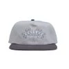 RESERVE SUPPLY COMPANY Hats, Scarves & Gloves CHECKER FLAG 5-PANEL HAT - LIGHT GREY/CHARCOAL