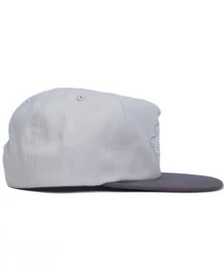 RESERVE SUPPLY COMPANY Hats, Scarves & Gloves CHECKER FLAG 5-PANEL HAT - LIGHT GREY/CHARCOAL