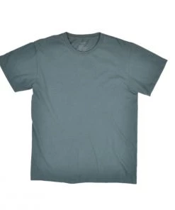 RESERVE SUPPLY COMPANY Clothing GARMENT DYED TEE - BLUE SPRUCE