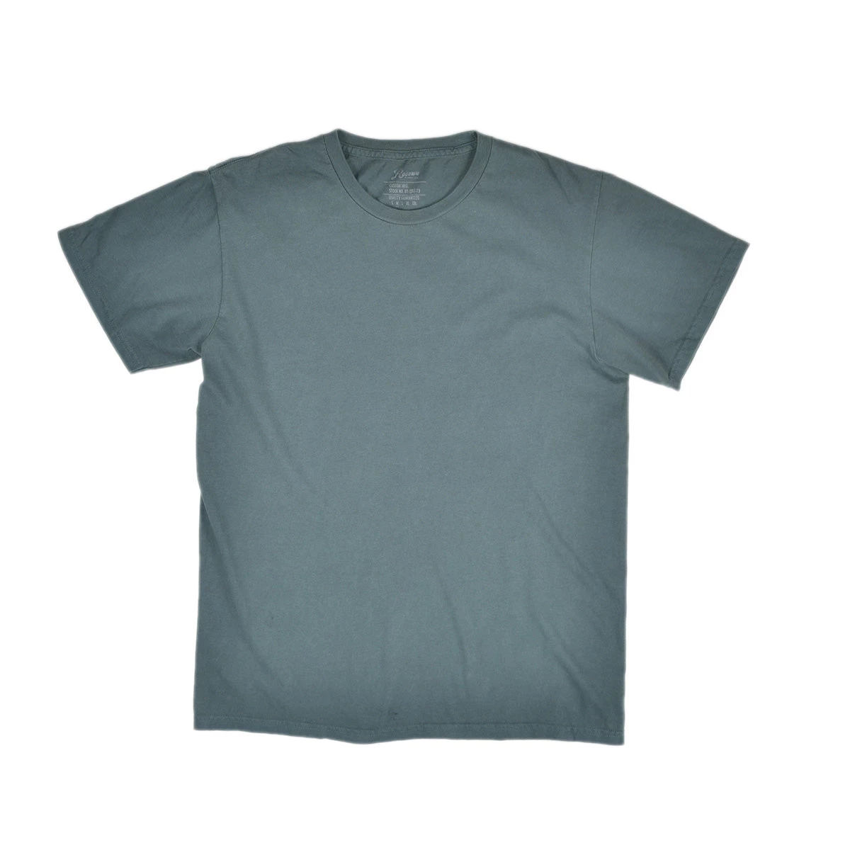 RESERVE SUPPLY COMPANY Clothing GARMENT DYED TEE - BLUE SPRUCE 3 RESERVE SUPPLY COMPANY Clothing GARMENT DYED TEE - BLUE SPRUCE