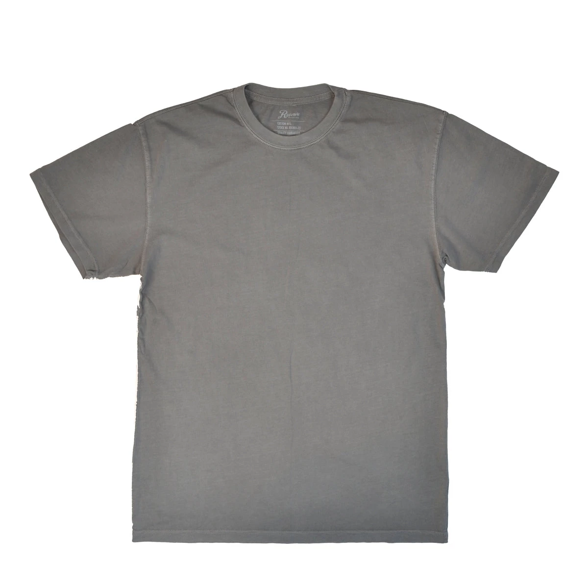 RESERVE SUPPLY COMPANY Clothing GARMENT DYED TEE - LEAD 3 RESERVE SUPPLY COMPANY Clothing GARMENT DYED TEE - LEAD