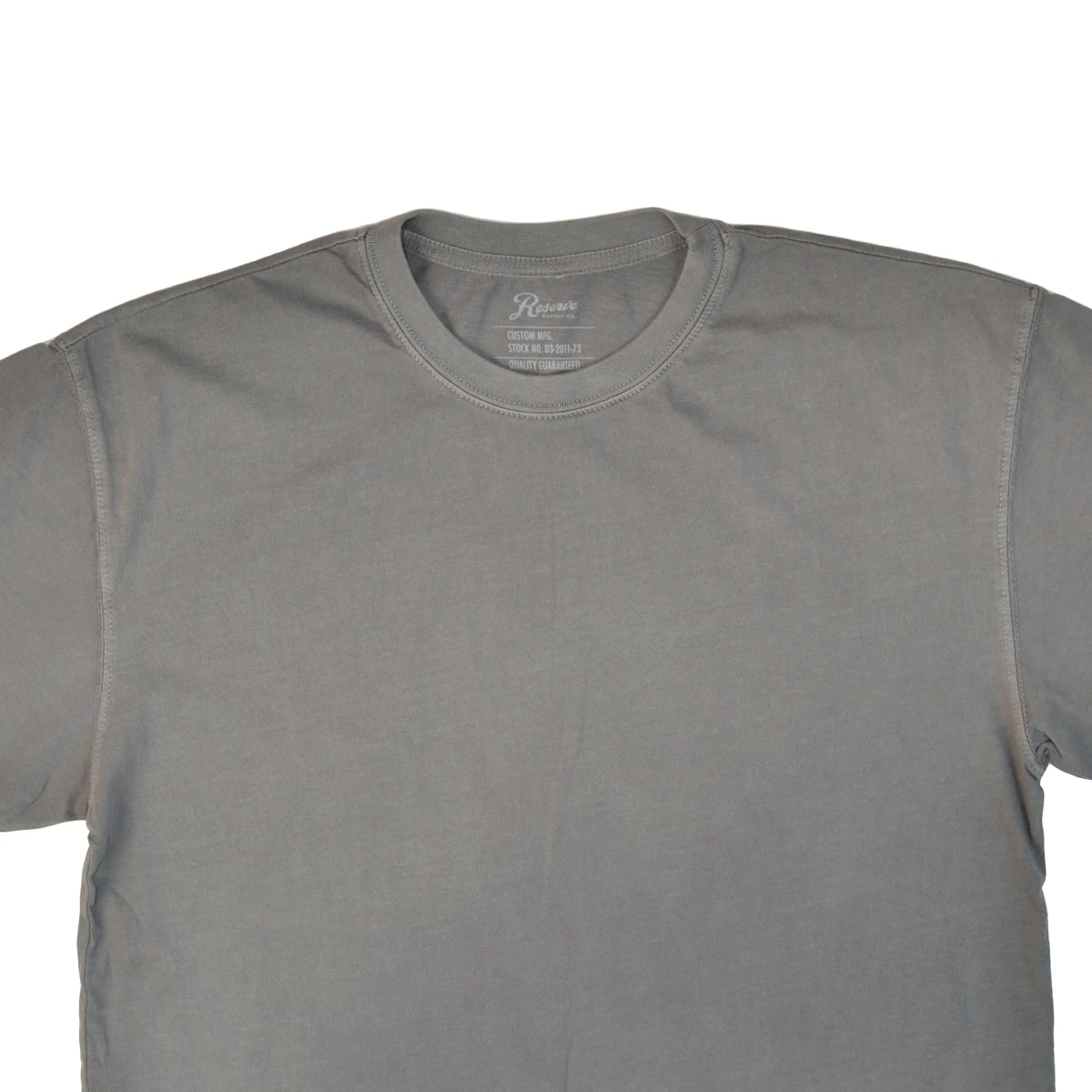 RESERVE SUPPLY COMPANY Clothing GARMENT DYED TEE - LEAD 4 RESERVE SUPPLY COMPANY Clothing GARMENT DYED TEE - LEAD