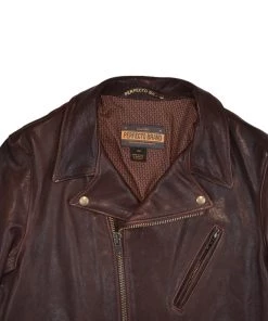 SCHOTT NYC RAVEN - LAMBSKIN PERFECTO® JACKET - BROWN