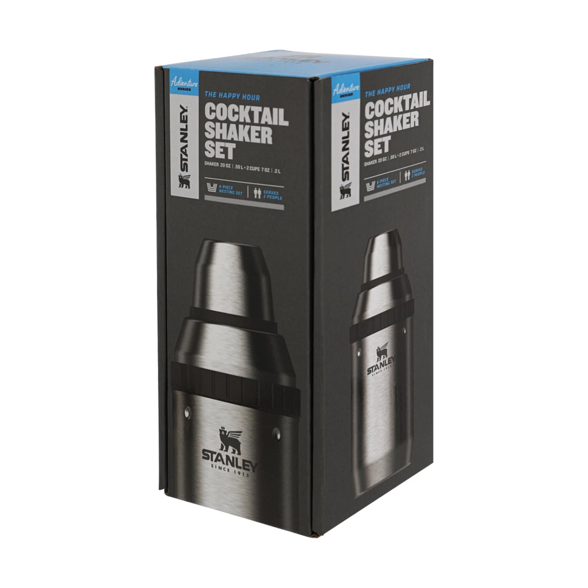 STANLEY Home & Lifestyle THE HAPPY HOUR COCKTAIL SHAKER SET 4 STANLEY Home & Lifestyle THE HAPPY HOUR COCKTAIL SHAKER SET