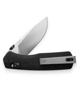 THE JAMES BRAND THE CARTER STRAIGHT - BLACK STAINLESS / MICARTA