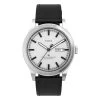 TIMEX WATERBURY TRADITIONAL AUTOMATIC 39MM LEATHER STRAP - STAINLESS-STEEL/BLACK/SILVER-TONE