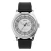 TIMEX WATERBURY TRADITIONAL DAY-DATE 39MM LEATHER STRAP - STAINLESS-STEEL/BLACK/SILVER-TONE 1 TIMEX WATERBURY TRADITIONAL DAY-DATE 39MM LEATHER STRAP - STAINLESS-STEEL/BLACK/SILVER-TONE