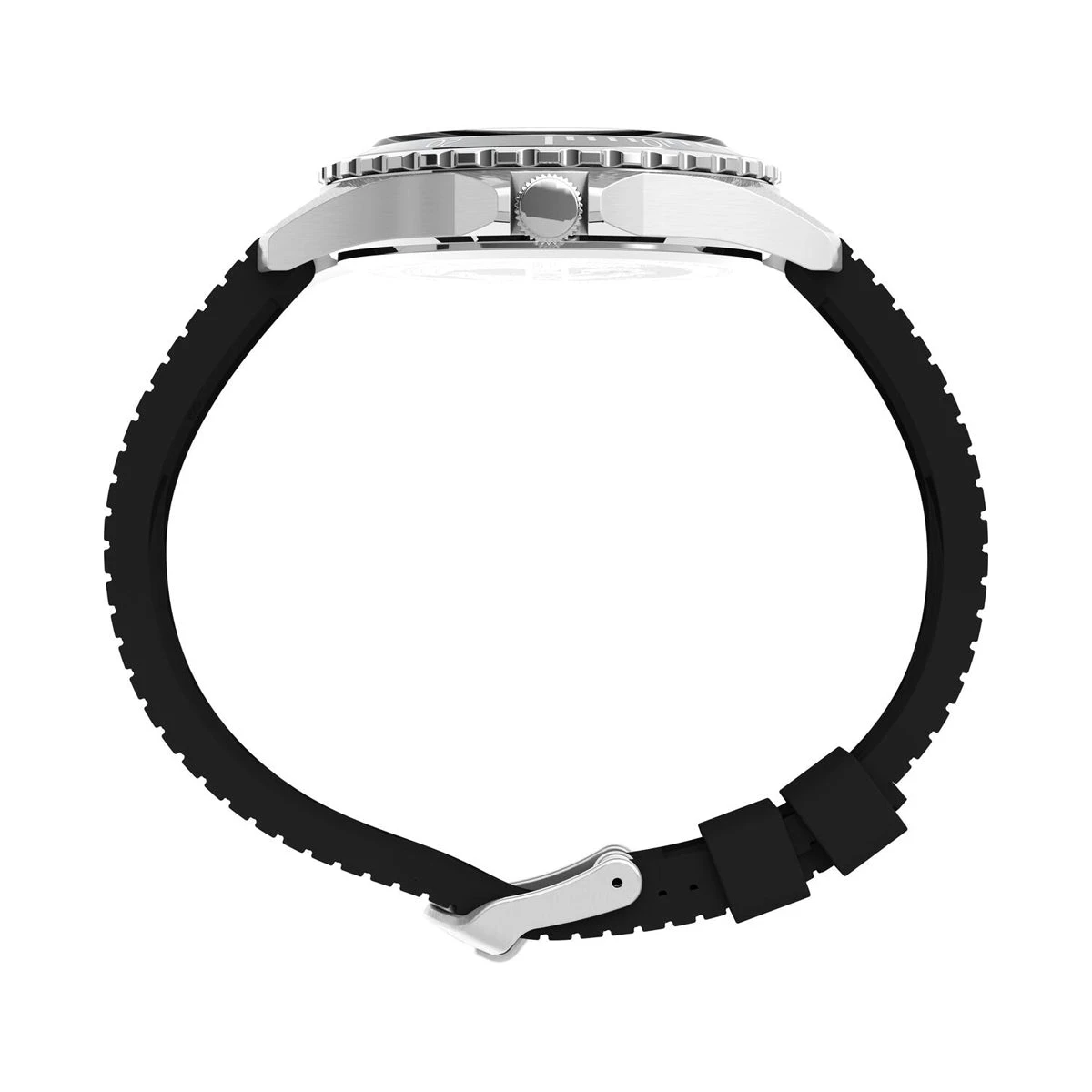 TIMEX Watches NAVI XL 41MM - SILVER, NAVY & BLACK RUBBER 5 TIMEX Watches NAVI XL 41MM - SILVER, NAVY & BLACK RUBBER