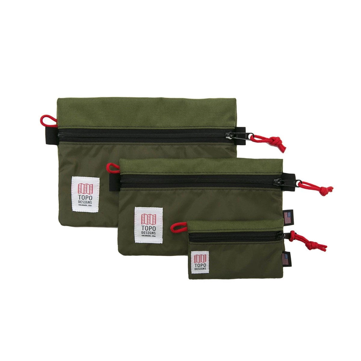 TOPO DESIGNS Bags & Wallets ACCESSORY BAG - OLIVE 3 TOPO DESIGNS Bags & Wallets ACCESSORY BAG - OLIVE