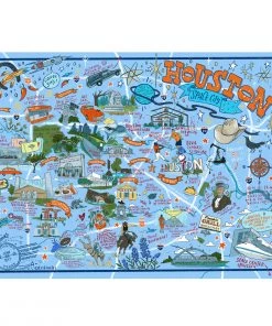 TRUE SOUTH PUZZLE COMPANY HOUSTON PUZZLE Other Supplies