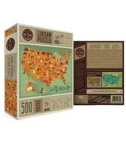 TRUE SOUTH PUZZLE COMPANY WEIRD WACKY USA PUZZLE Other Supplies