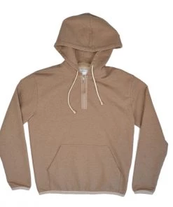 UNIVERSAL WORKS BEACH HOODY - SAND MARL Clothing