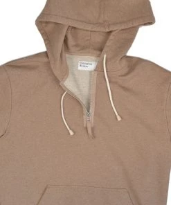 UNIVERSAL WORKS BEACH HOODY - SAND MARL Clothing