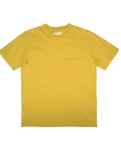 UNIVERSAL WORKS BIG POCKET TEE - SAVE THAT JERSEY MIMOSA