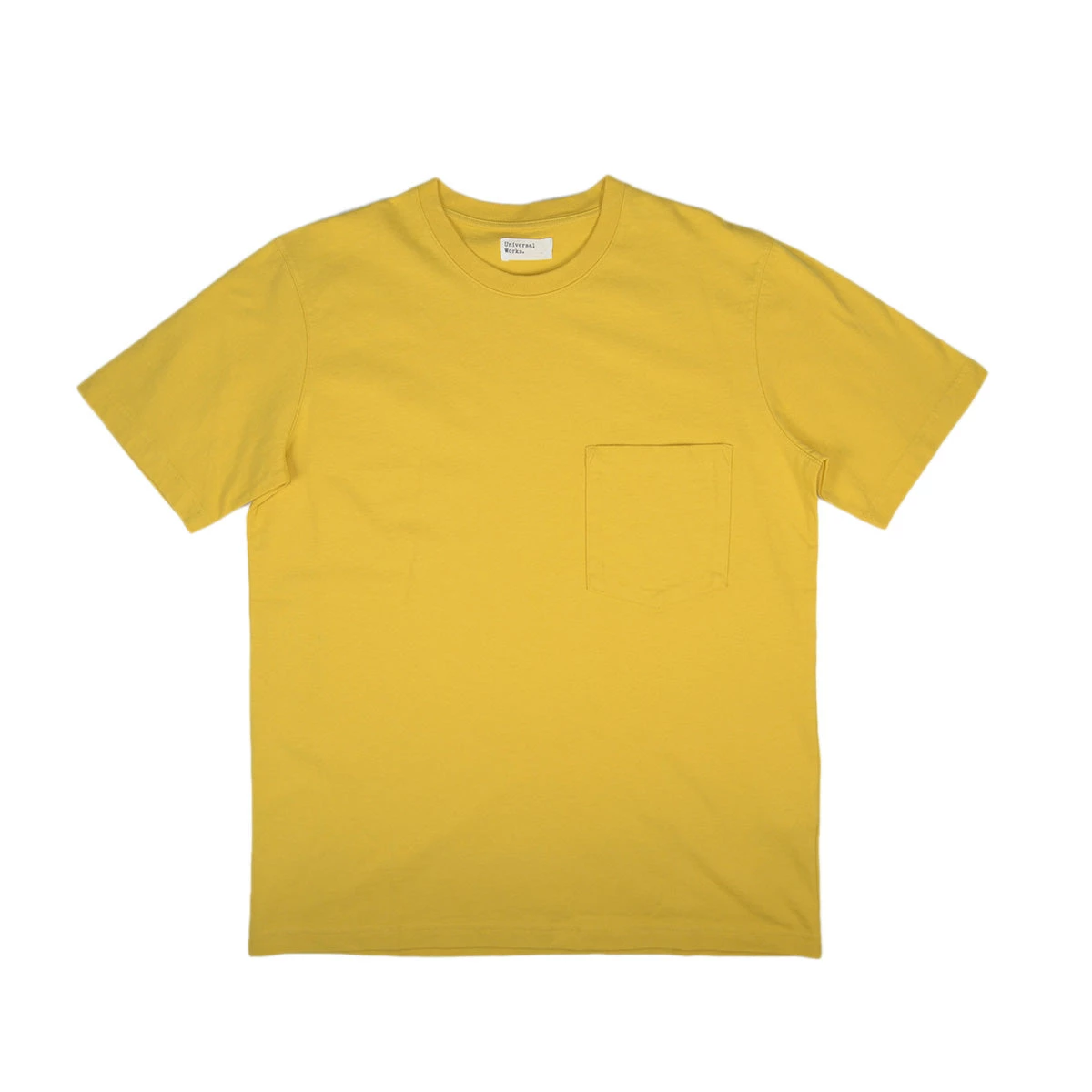 UNIVERSAL WORKS BIG POCKET TEE - SAVE THAT JERSEY MIMOSA 3 UNIVERSAL WORKS BIG POCKET TEE - SAVE THAT JERSEY MIMOSA