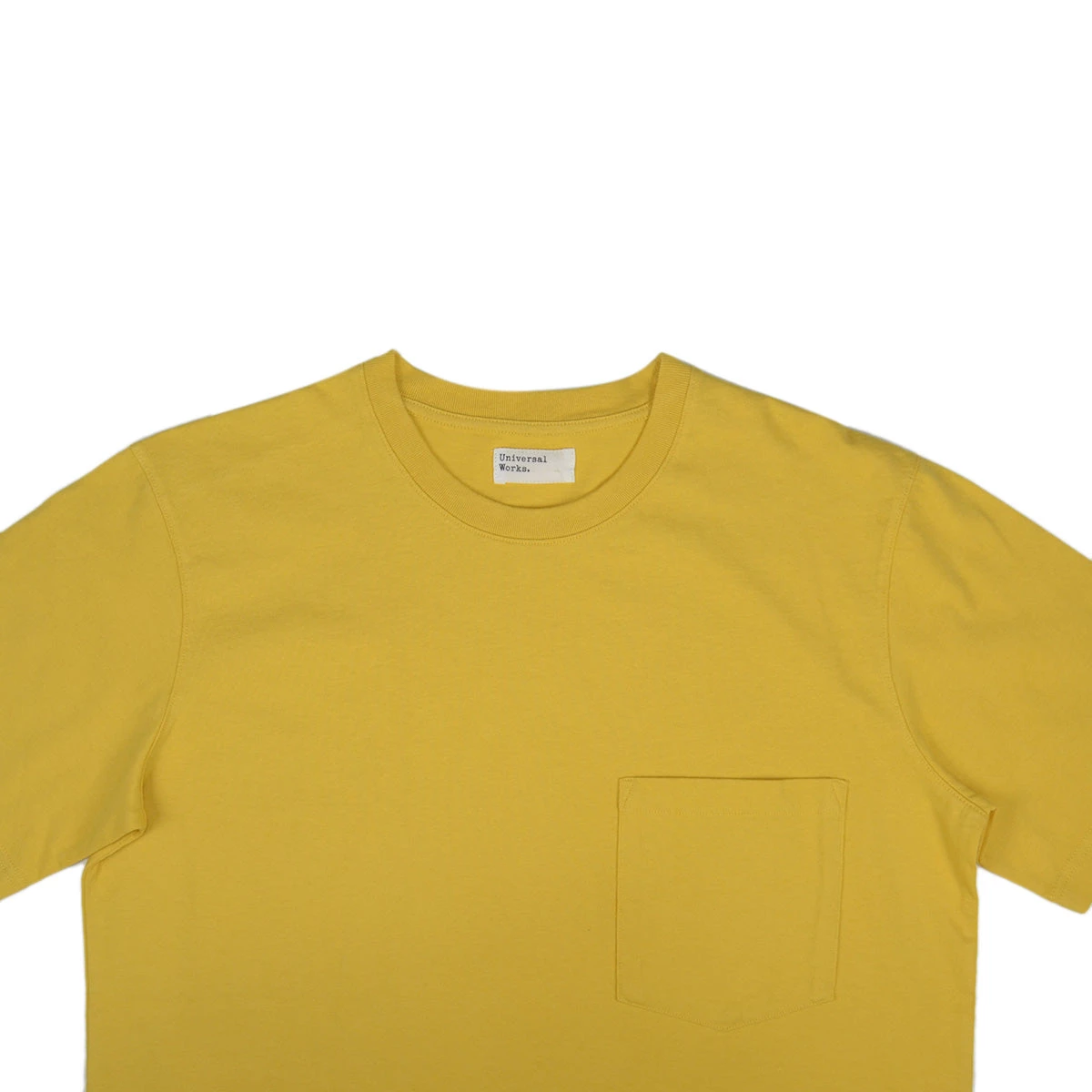 UNIVERSAL WORKS BIG POCKET TEE - SAVE THAT JERSEY MIMOSA 5 UNIVERSAL WORKS BIG POCKET TEE - SAVE THAT JERSEY MIMOSA