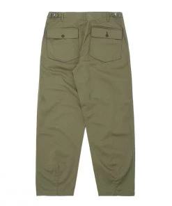 UNIVERSAL WORKS Clothing FATIGUE PANT - LIGHT OLIVE TWILL