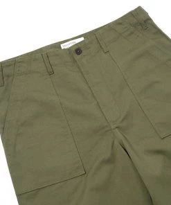 UNIVERSAL WORKS Clothing FATIGUE PANT - LIGHT OLIVE TWILL