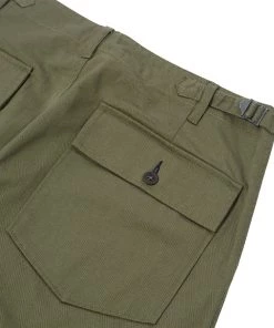 UNIVERSAL WORKS Clothing FATIGUE PANT - LIGHT OLIVE TWILL
