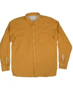 UNIVERSAL WORKS NEW STANDARD L/S SHIRT - MUSTARD Clothing