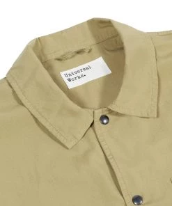 UNIVERSAL WORKS Clothing PORTO JACKET - SAND VINTAGE CANVAS 7 UNIVERSAL WORKS Clothing PORTO JACKET - SAND VINTAGE CANVAS