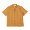 UNIVERSAL WORKS ROAD SHIRT - MAUI STRIPE MUSTARD