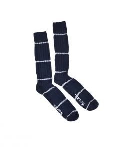 UNIVERSAL WORKS Socks & Underwear TIE DYE SOCK - NAVY