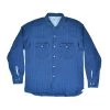 UNIVERSAL WORKS WORKER L/S SHIRT - WASHED INDIGO Clothing