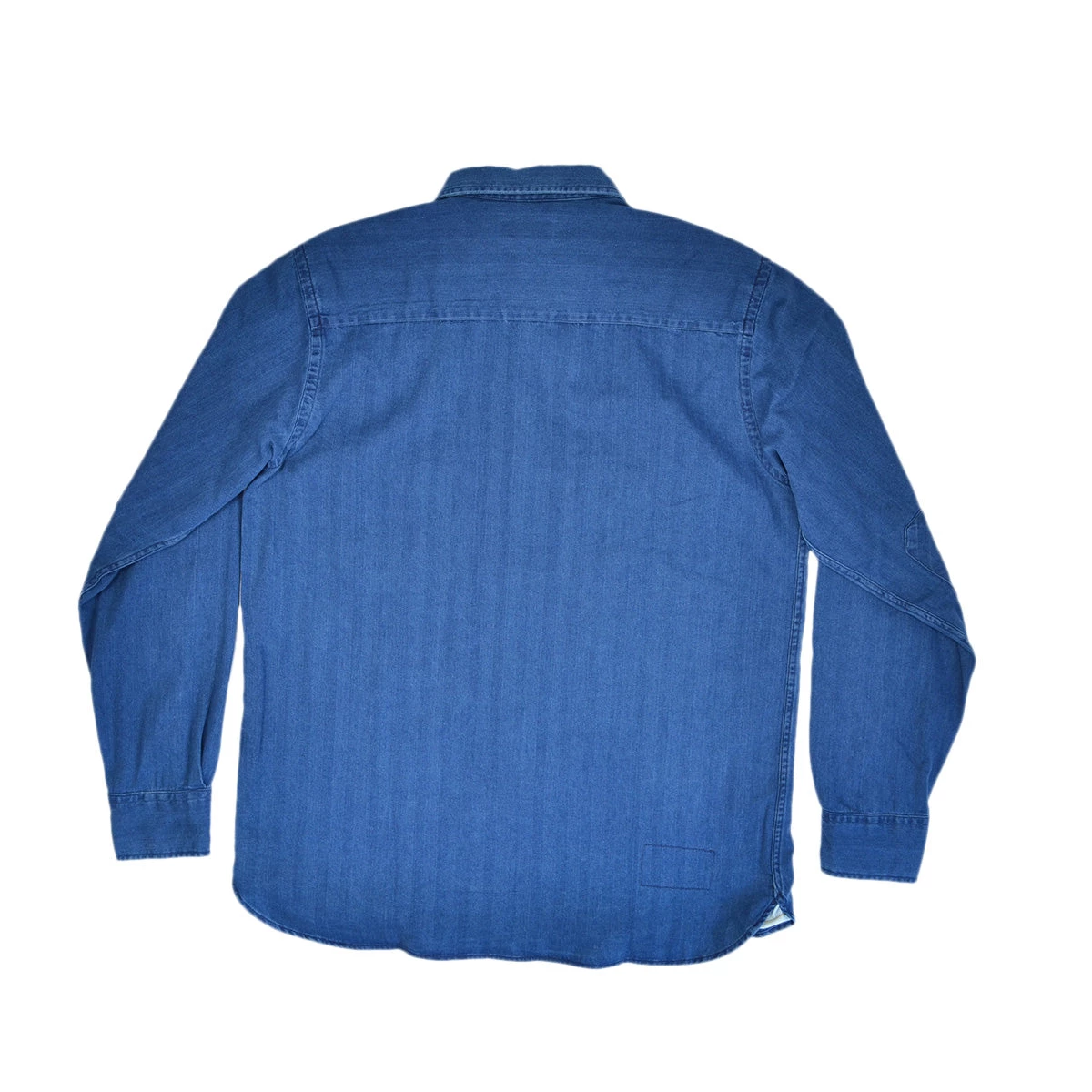 UNIVERSAL WORKS WORKER L/S SHIRT - WASHED INDIGO Clothing 4 UNIVERSAL WORKS WORKER L/S SHIRT - WASHED INDIGO Clothing