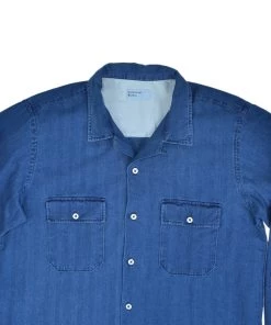 UNIVERSAL WORKS WORKER L/S SHIRT - WASHED INDIGO Clothing 8 UNIVERSAL WORKS WORKER L/S SHIRT - WASHED INDIGO Clothing