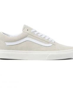 VANS OLD SKOOL PIG SUEDE - OATMEAL / SNOW WHITE Sale