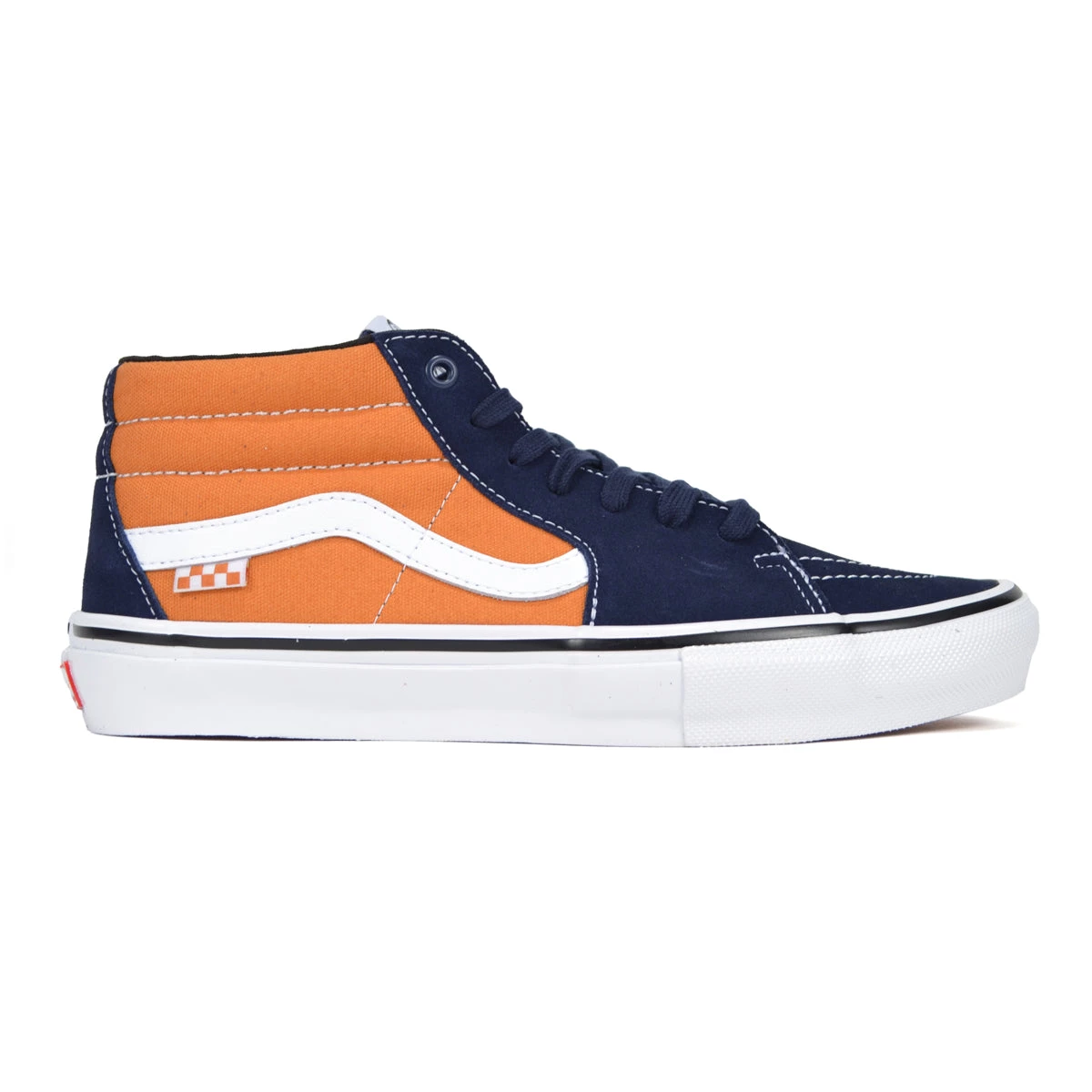 VANS SKATE GROSSO MID - NAVY & ORANGE Shoes 4 VANS SKATE GROSSO MID - NAVY & ORANGE Shoes