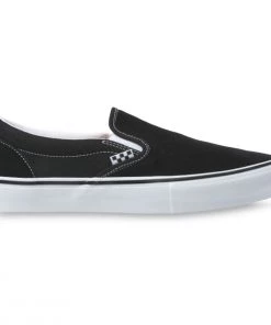 VANS SKATE SLIP-ON - BLACK W/ WHITE